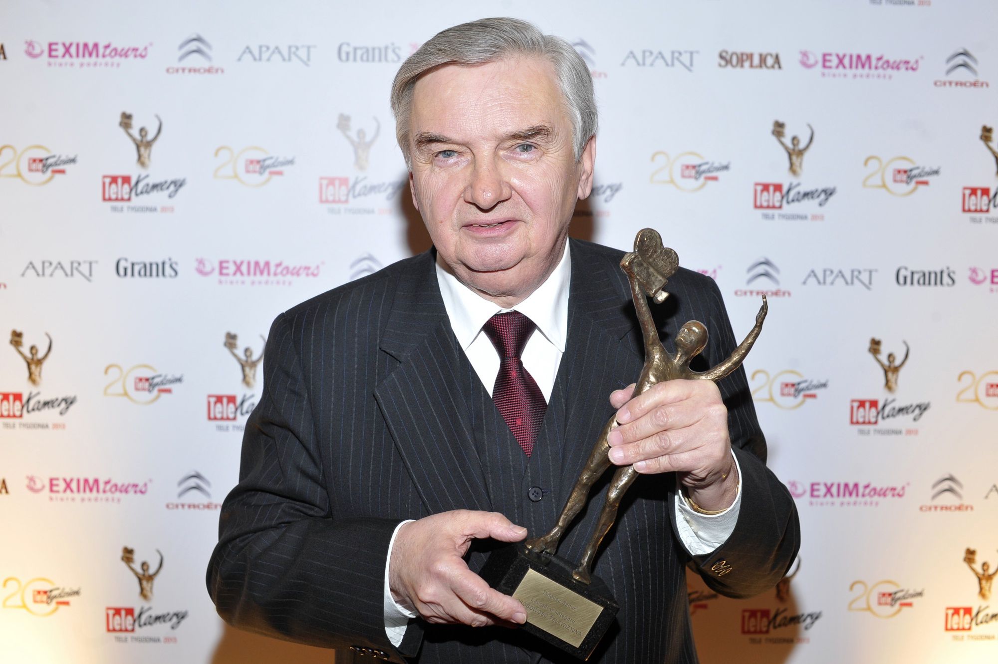 Tadeusz Sznuk z Telekamerą w 2013 r.