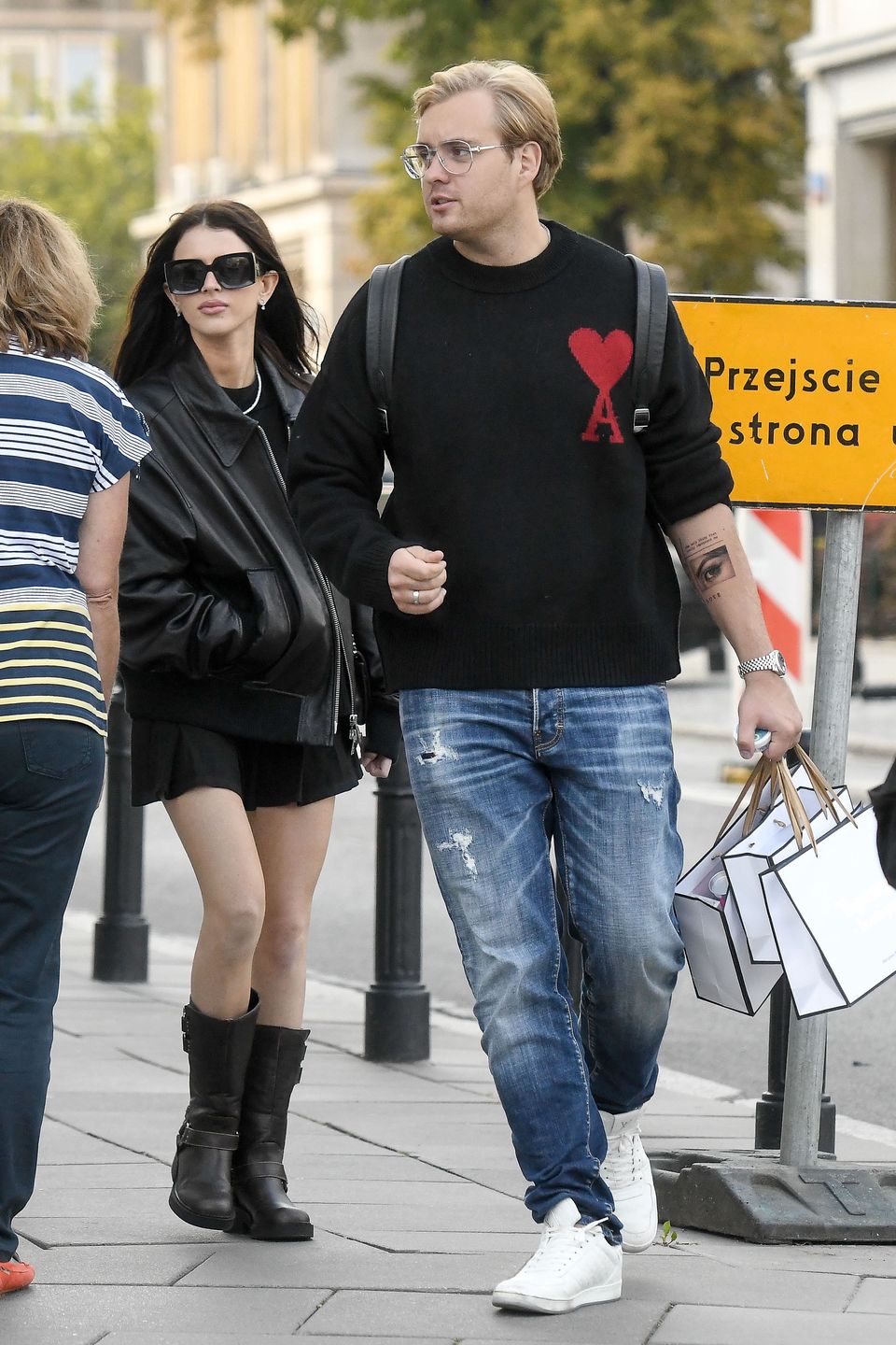 Roksana Węgiel i Kevin Mglej na zakupach