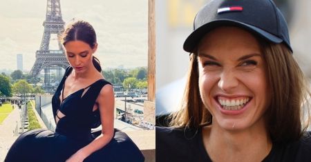 Julia Kamińska odsłania stanik i uda na tle wieży Eiffla. Zmysłowa? (FOTO)