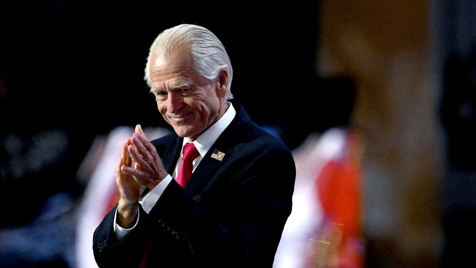 Peter Navarro, former White House trade adviser, during the Republican National Convention (RNC) at the Fiserv Forum in Milwaukee, Wisconsin, US, on Wednesday, July 17, 2024. The RNC chairman warned against complacency when his party concludes its official nominating jamboree this week with polls predicting ex-President Donald Trump prevailing over President Joe Biden in the November election. Photographer: David Paul Morris/Bloomberg via Getty Images