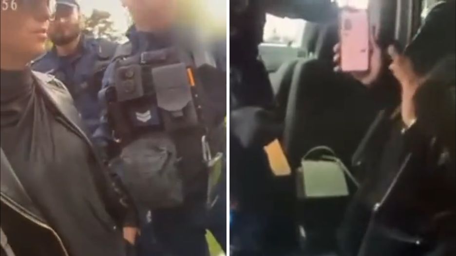 Nagrania opublikowane przez policjantów