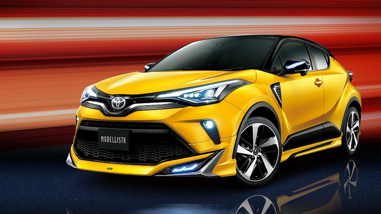 Toyota C-HR Modellista zmodyfikowana w azjatyckim stylu