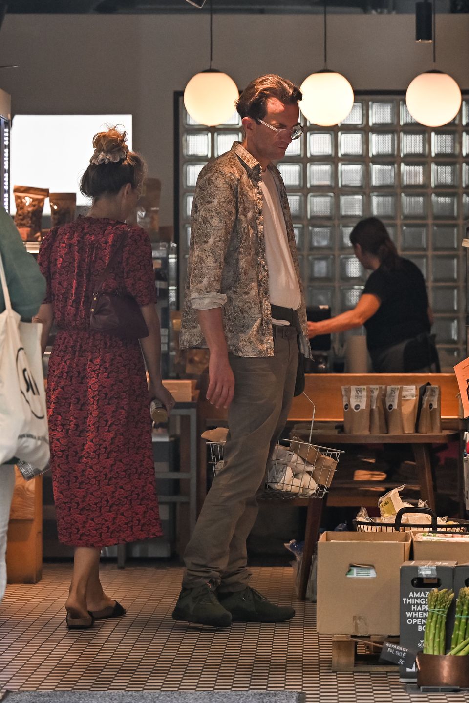 Tomasz Kot "przyłapany" z żoną na ekologicznych zakupach