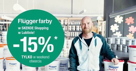 Flügger farby w SKENDE Shopping w Lublinie