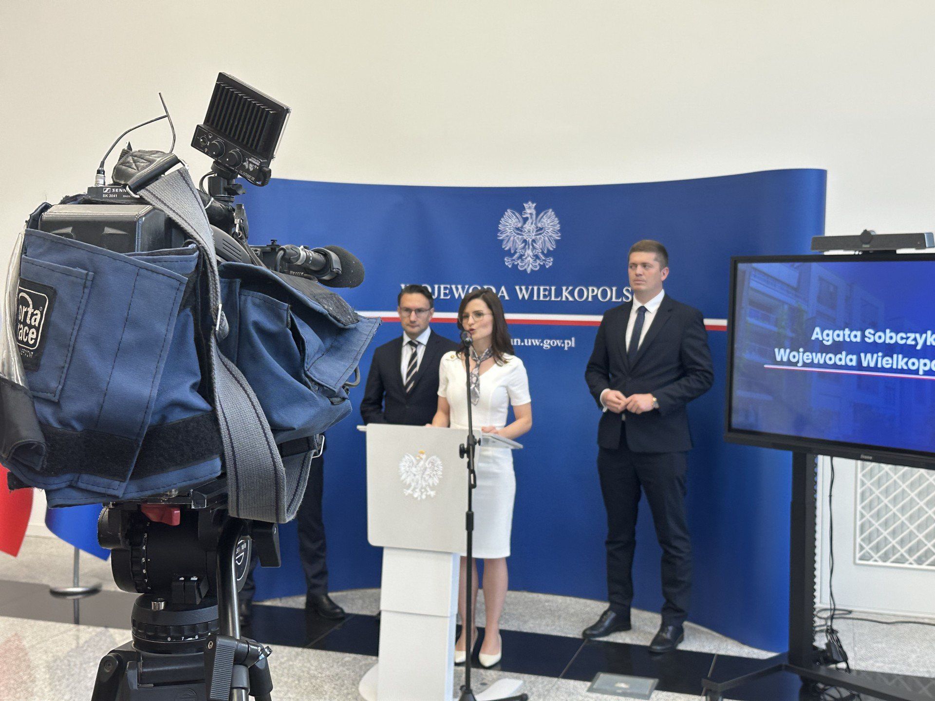Briefing prasowy poświęcony rządowemu wsparciu budownictwa społecznego i komunalnego w Wielkopolsce