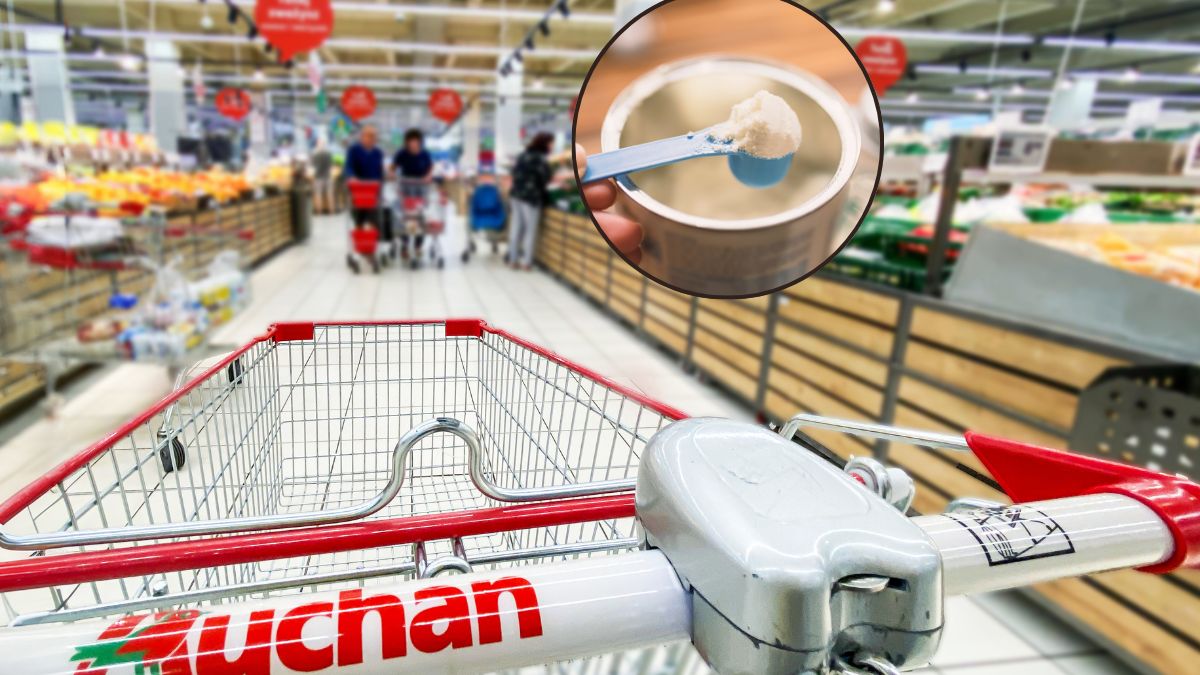 Auchan informuje ponownie o wycofaniu mleka modyfikowanego