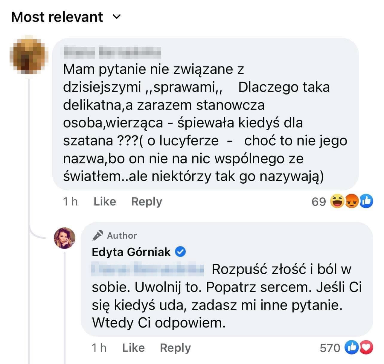 Fani oskarżają Edytę Górniak