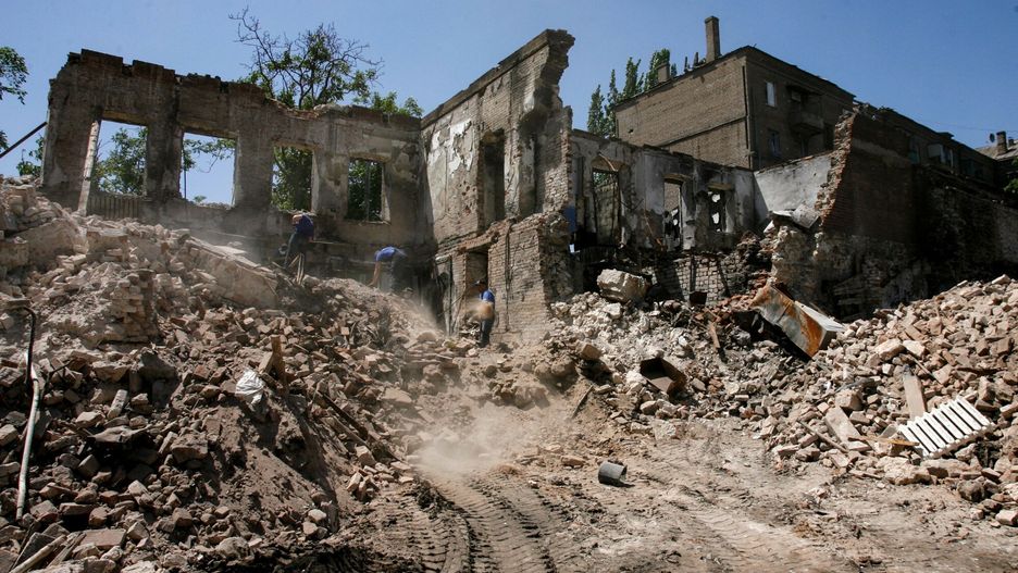 Mariupol zniszczony przez rosyjskie wojska 