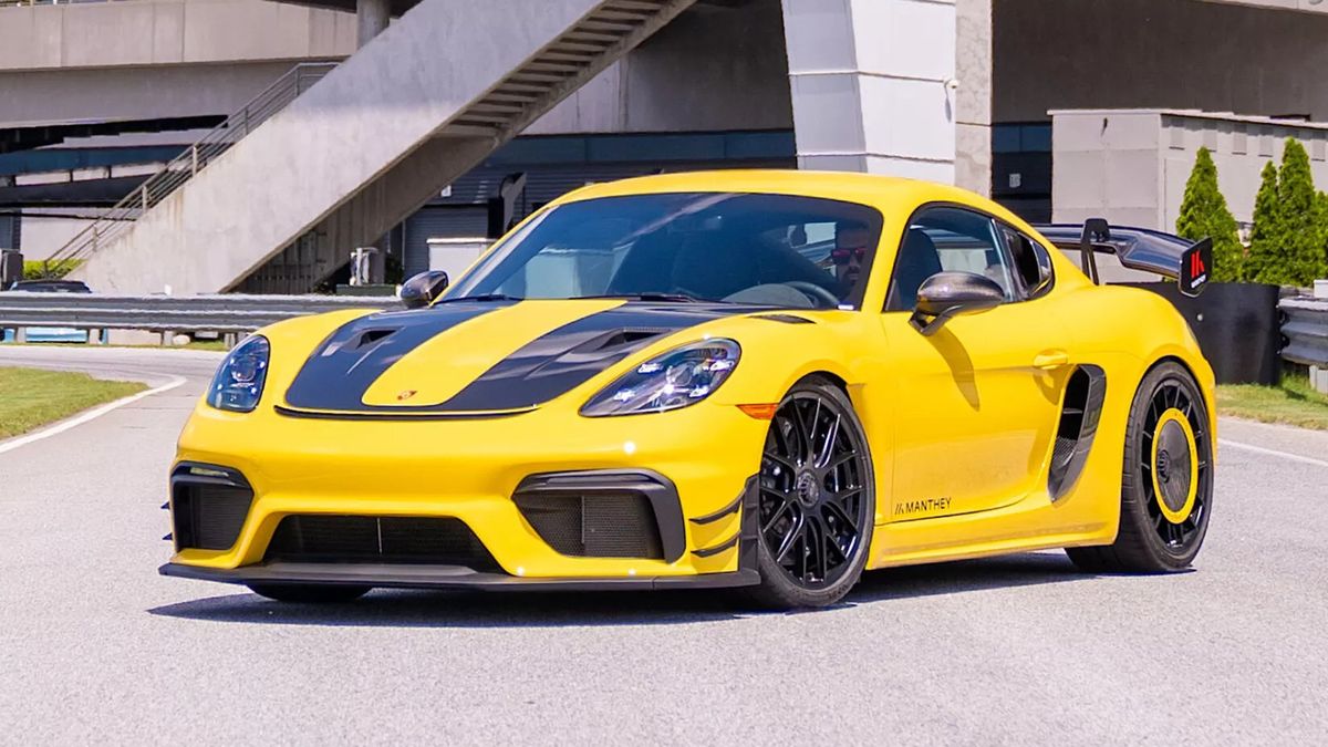 Porsche 718 GT4 RS z pakietem Manthey