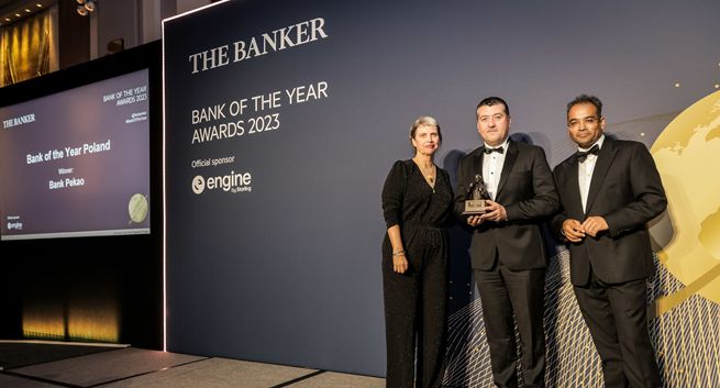 Bank Pekao uhonorowany nagrodą „Bank of the Year 2023 in Poland” miesięcznika z Grupy Financial Times