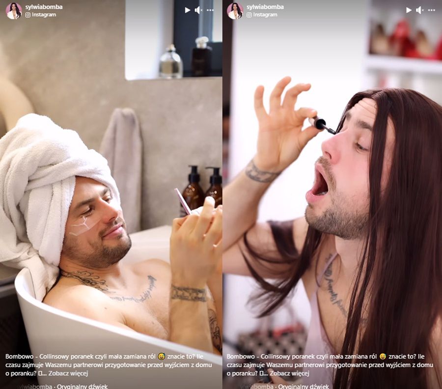 Sylwia Bomba i Grzegorz Collins relacjonują wspólny poranek