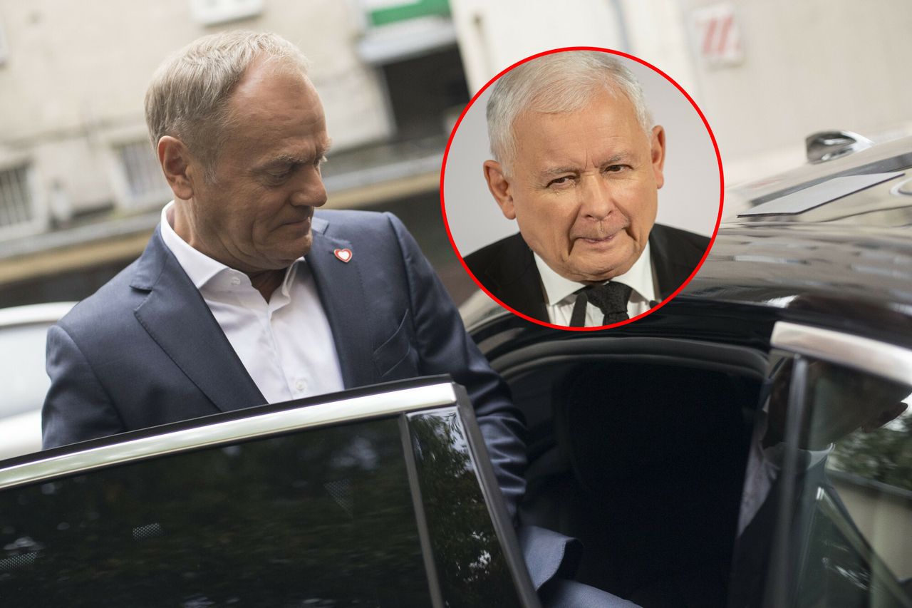 Ataki na rząd i metoda Tuska. Nawet Kaczyński chce być "ponad młócką"