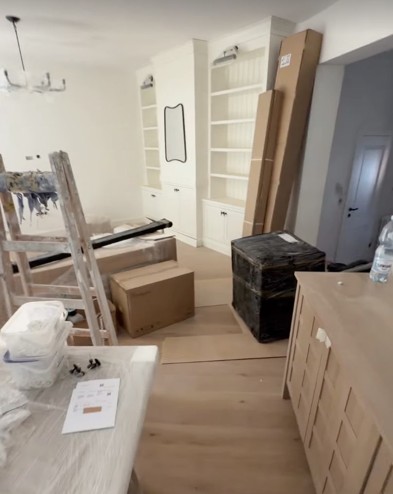 Salon w nowym domu Książula