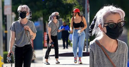35-letnia Kelly Osbourne prezentuje efekty operacji zmniejszenia żołądka w drodze na lancz z przyjaciółką (ZDJĘCIA)