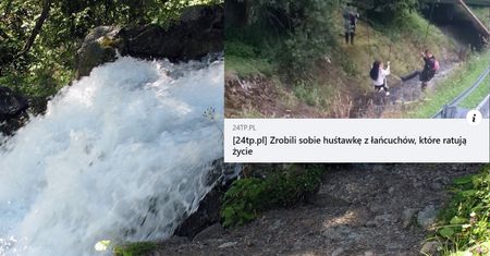 Turyści myśleli, że to huśtawka. W sieci nie ma dla nich litości