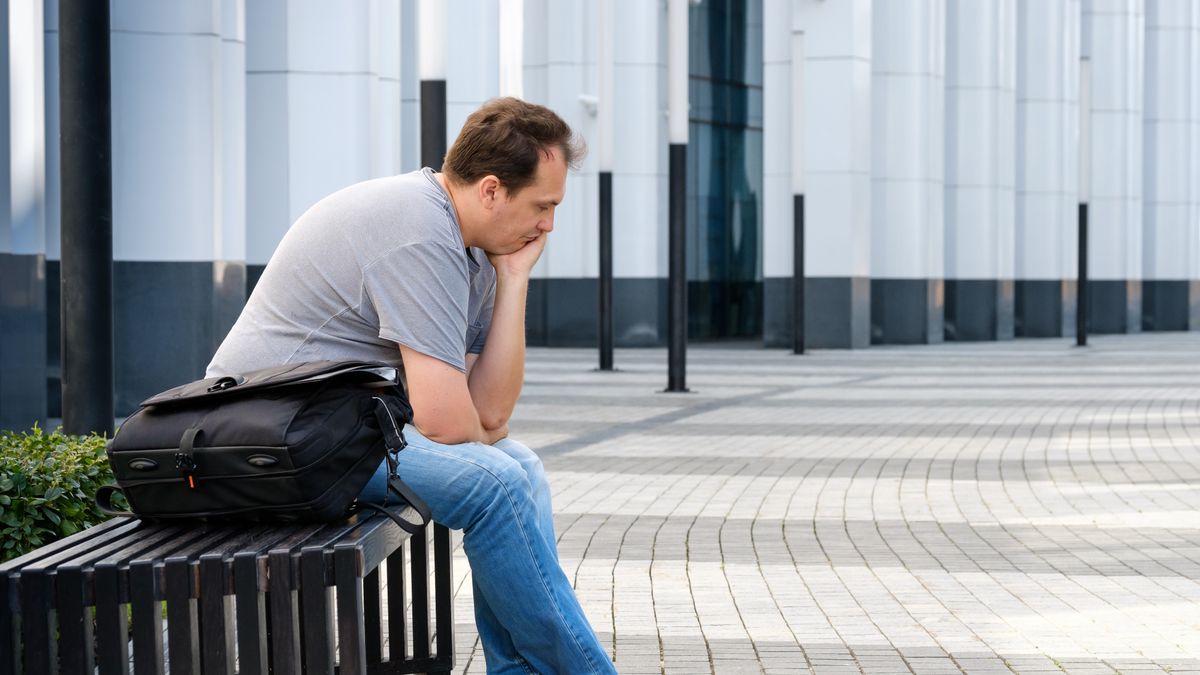 Bezrobotny mężczyzna