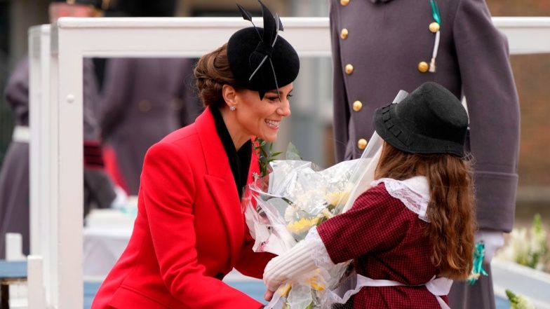 Kate Middleton i książę William na paradzie z okazji dnia świętego Dawida