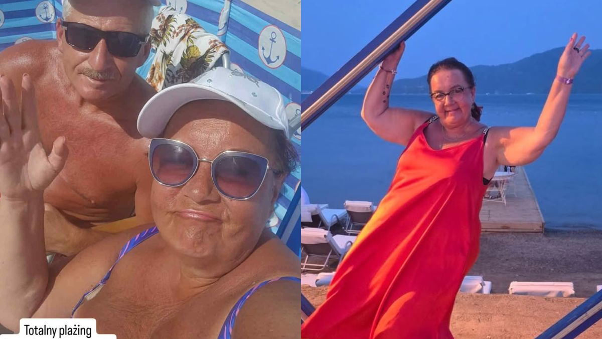 64-letnia Izabela Zeiske z "Goggleboxa" smaży się w bikini na plaży
