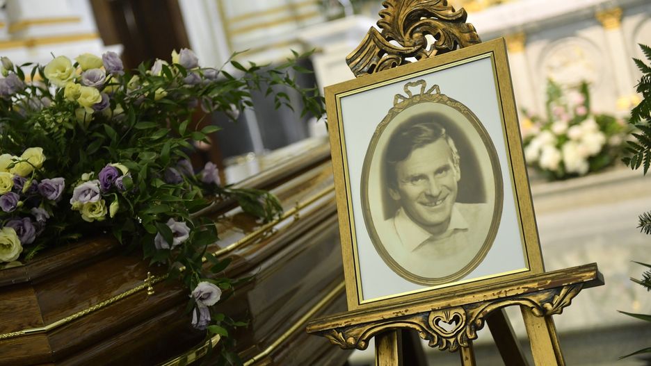 Zdjęcie pogrzebowe Wiesława Gołasa