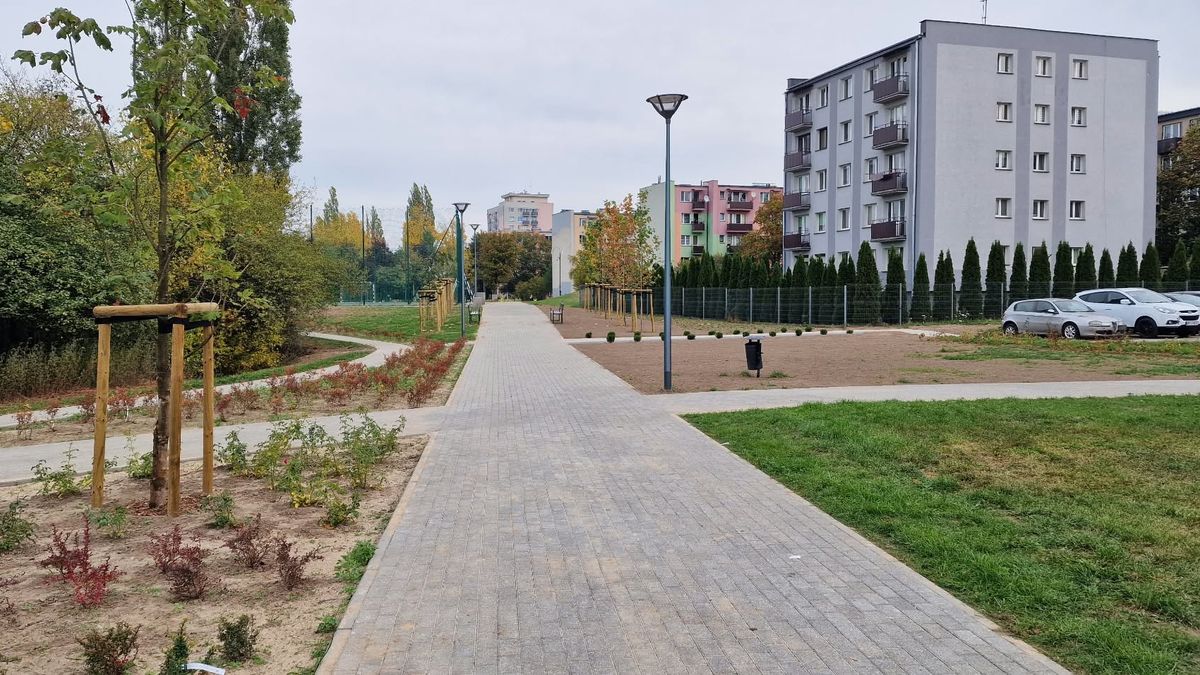 Nowy skwer na osiedlu Skarpa 