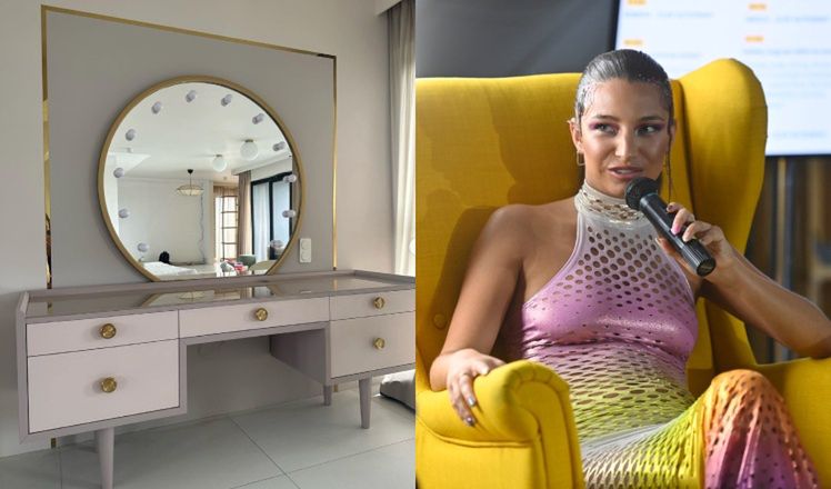 Julia Wieniawa zmienia wystrój sypialni i sprzedaje stare meble. Za toaletkę chce 15 TYSIĘCY. Skusicie się? (FOTO)