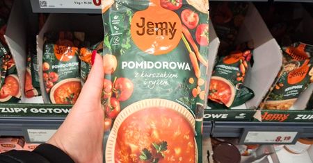 W Lidlu znalazłam gotową zupę pomidorową. Z ciekawości sprawdziłam skład i się zdziwiłam