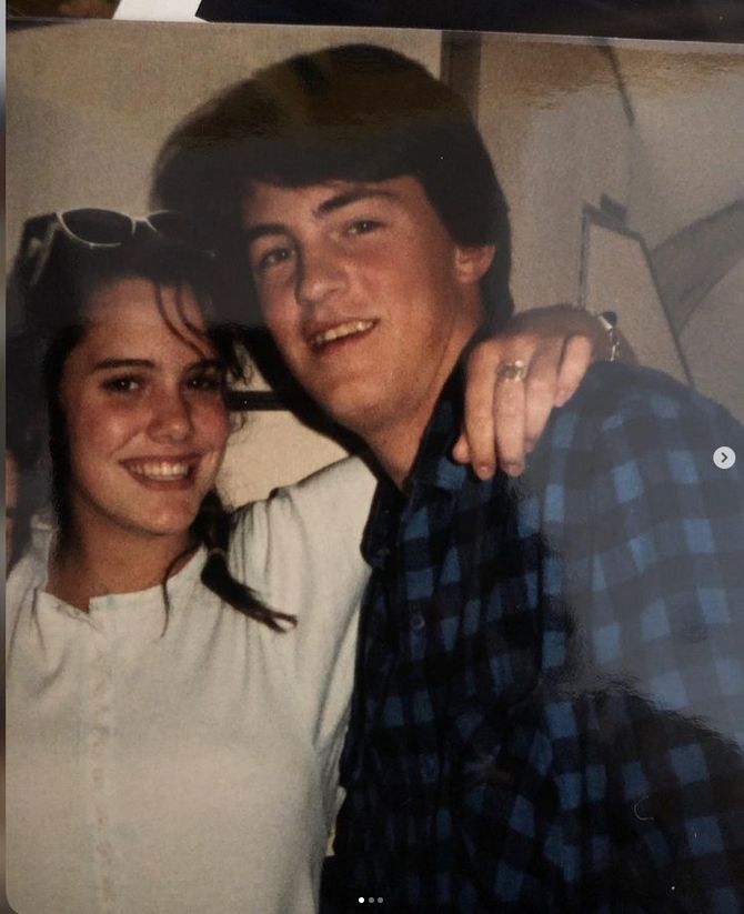 Ione Skye pokazała ostatnią rozmowę z Matthew Perrym