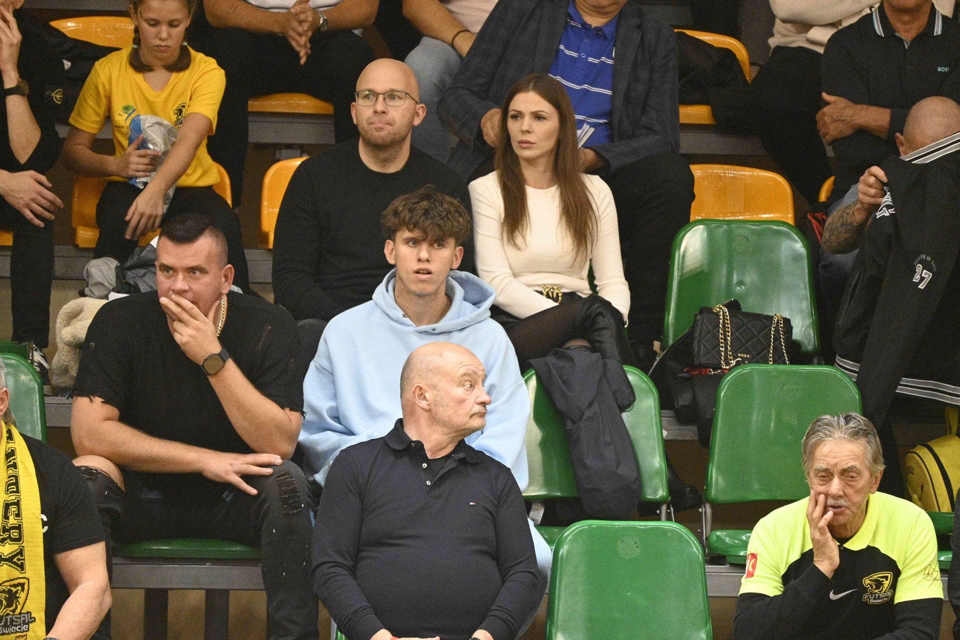Tak było 8 października 2025 r. na trybunach świeckiej hali podczas meczu Futsal Świecie - Dreman Exlabesa Opole Komprachcice