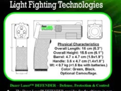 Dazer Laser - najnowsza broń policji 2
