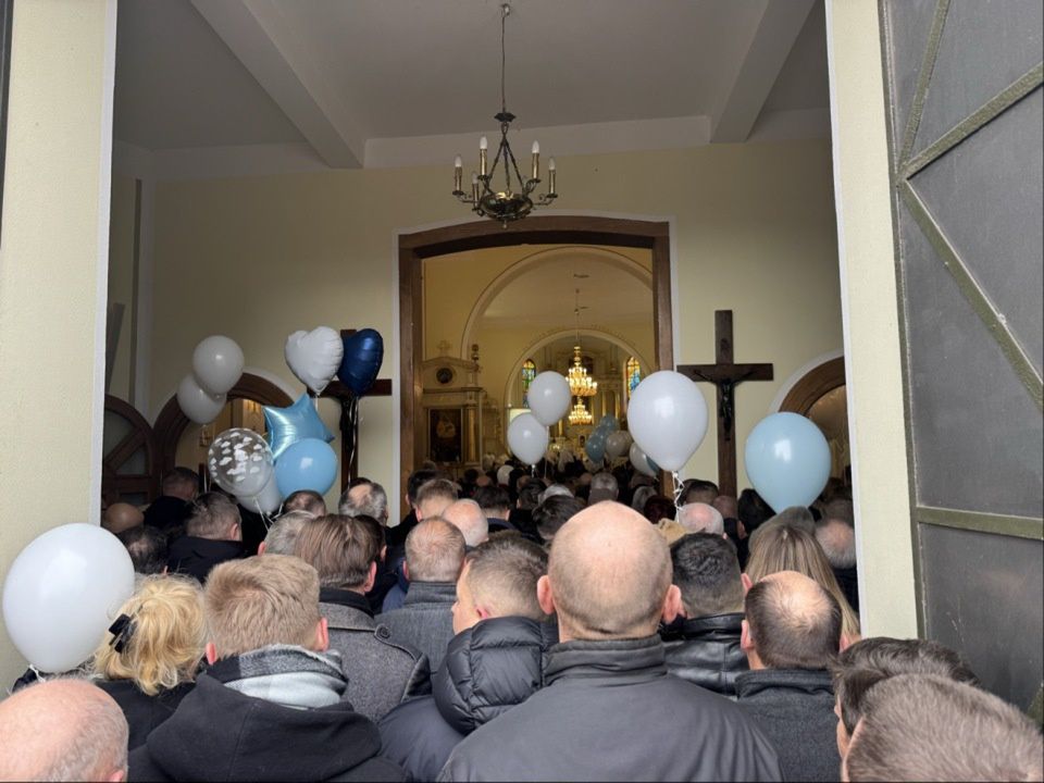 Pogrzeb Ireny Rupińskiej i jej wnuczka