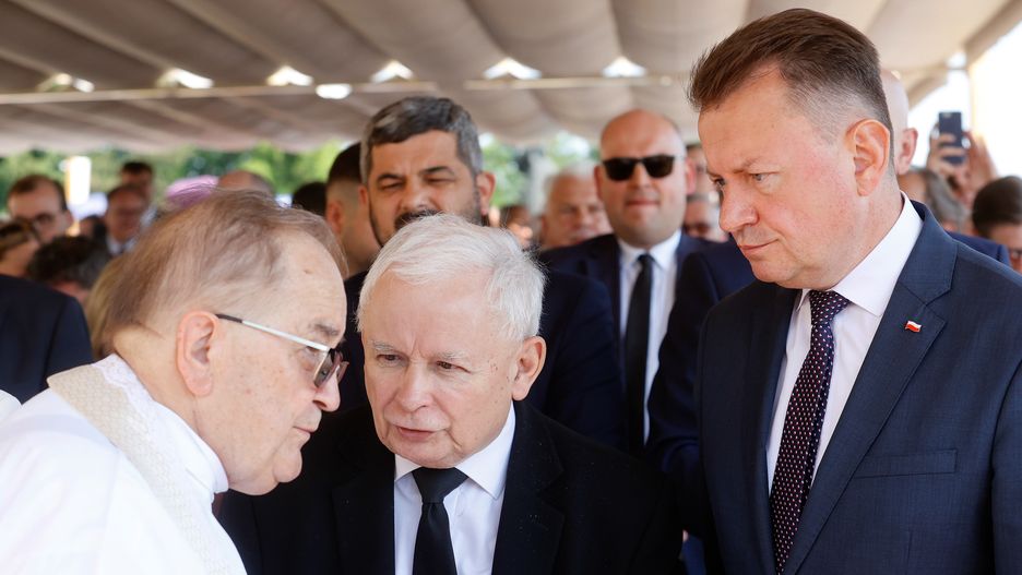 O. Tadeusz Rydzyk, Jarosław Kaczyński i Mariusz Błaszczak