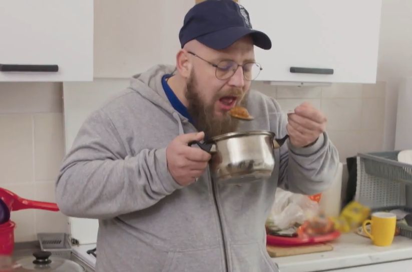 Tak wyglądał Daniel na początku programu.