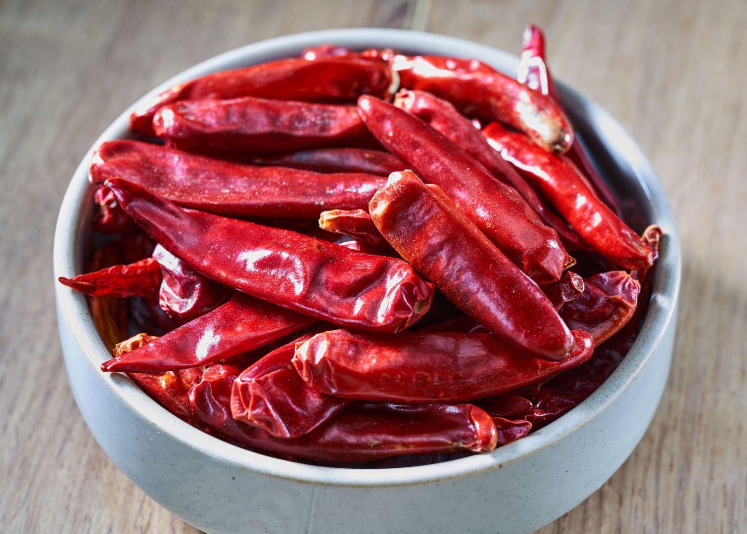 Strąki suszonego chilli