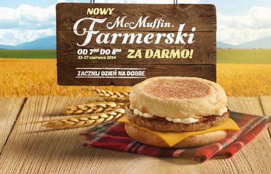 McMuffin Farmerski za darmo w McDonald’s (wideo)