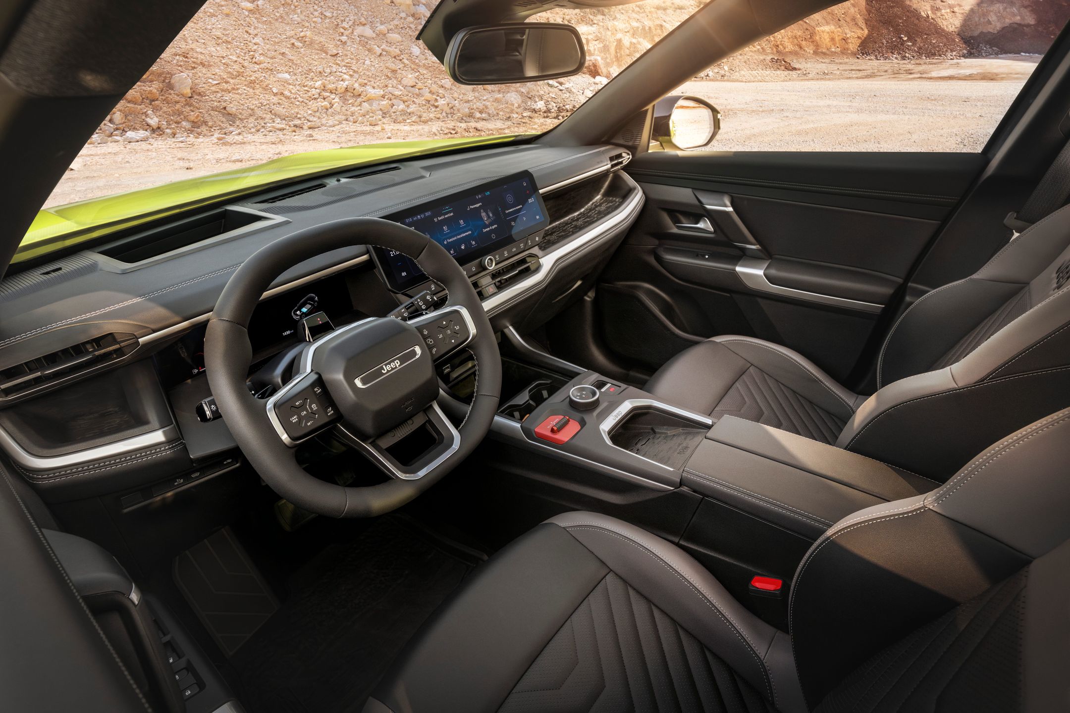 Nowy Jeep Compass od środka