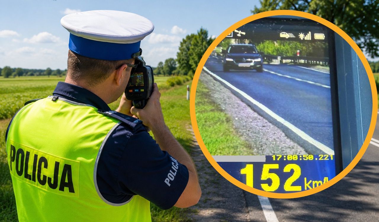Dwóch kierowców straciło prawa jazdy. Jeden jechał aż 152 km/h