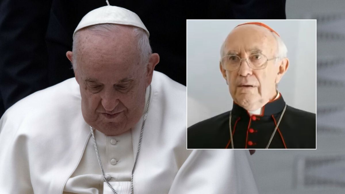 Papież Franciszek i Jonathan Pryce (odtwórca jego roli)
