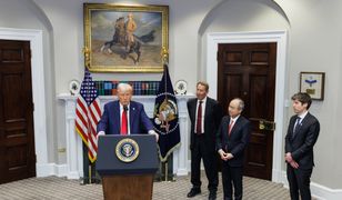 Działo się w nocy. Trump ogłosił wielką inwestycję w AI, nawet 500 mld dol.