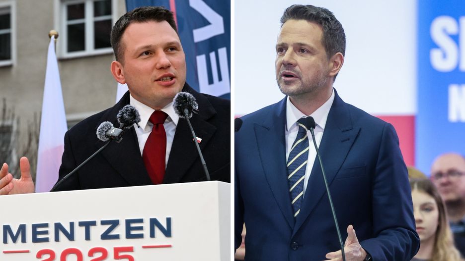Sławomir Mentzen i Rafał Trzaskowski