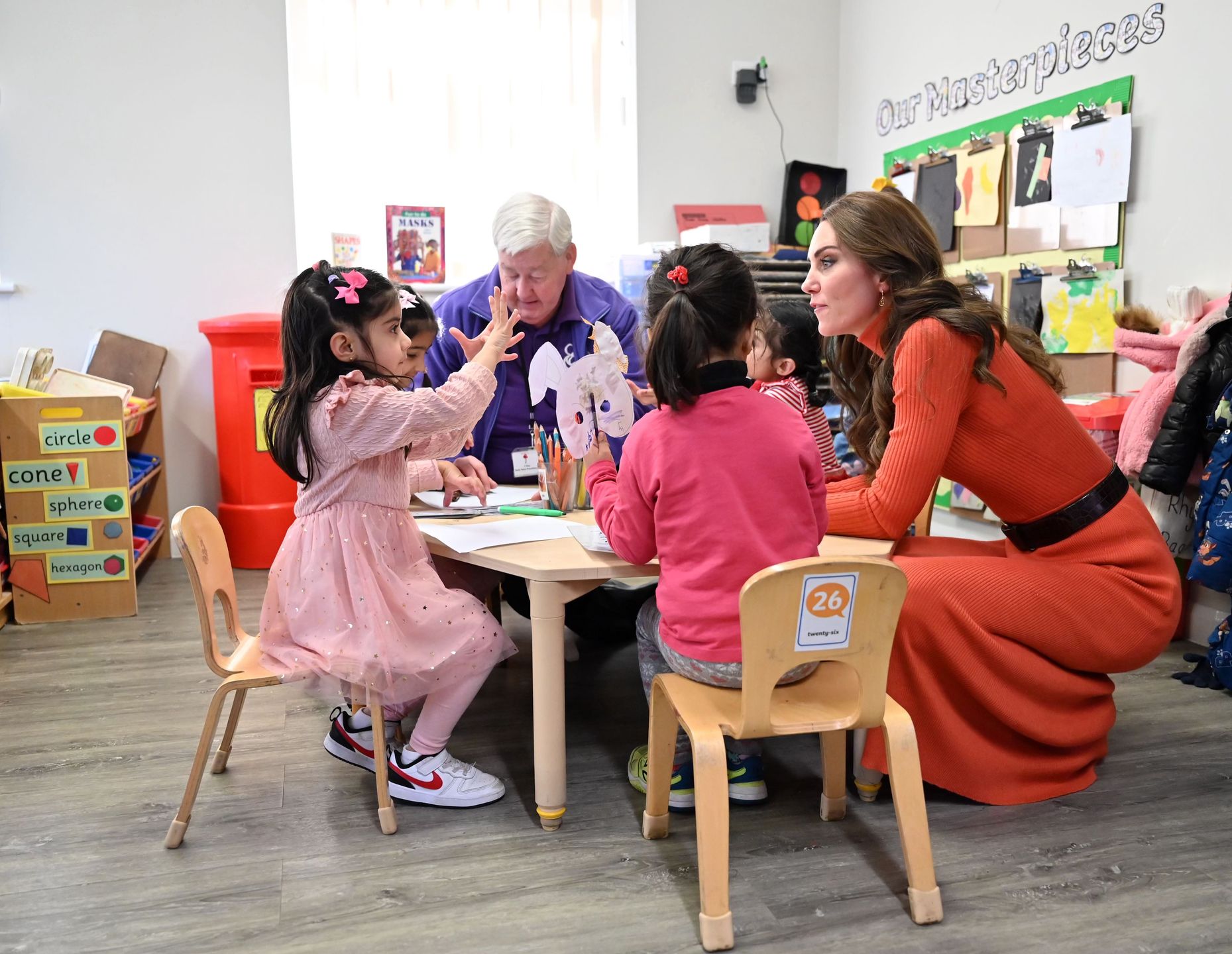 Księżna Kate na spotkaniu z dziećmi w Luton