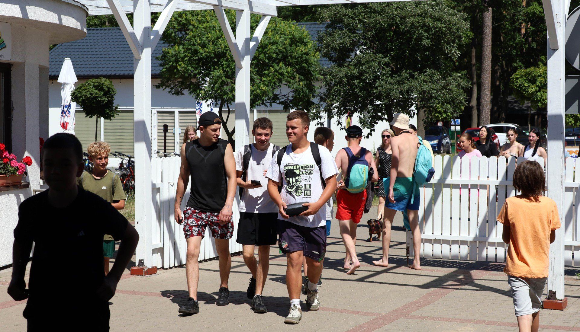 Tłumy na plaży miejskiej MORiW w Grudziądzu
