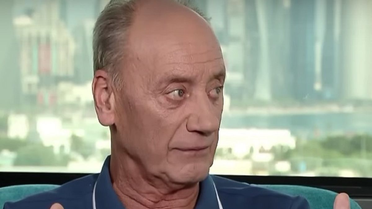Dariusz Szpakowski w czasie mundialu w Katarze