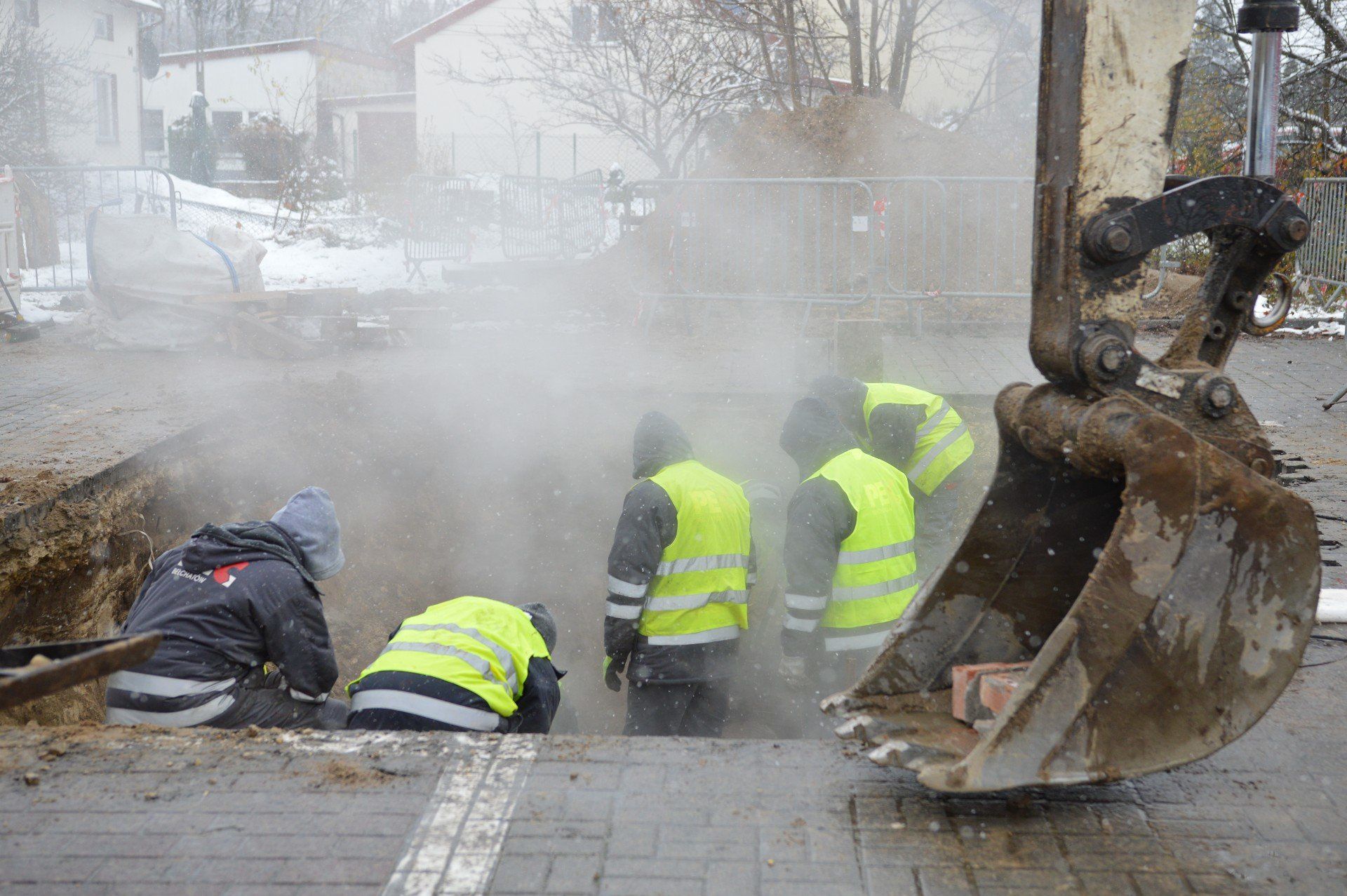 Awaria ciepłownicza w Bełchatowie