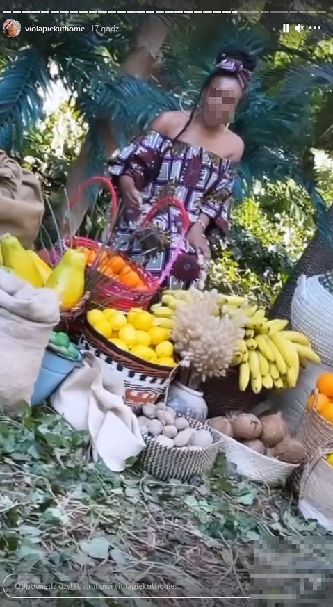 Viola Piekut bawi się na "afrykańskiej" imprezie