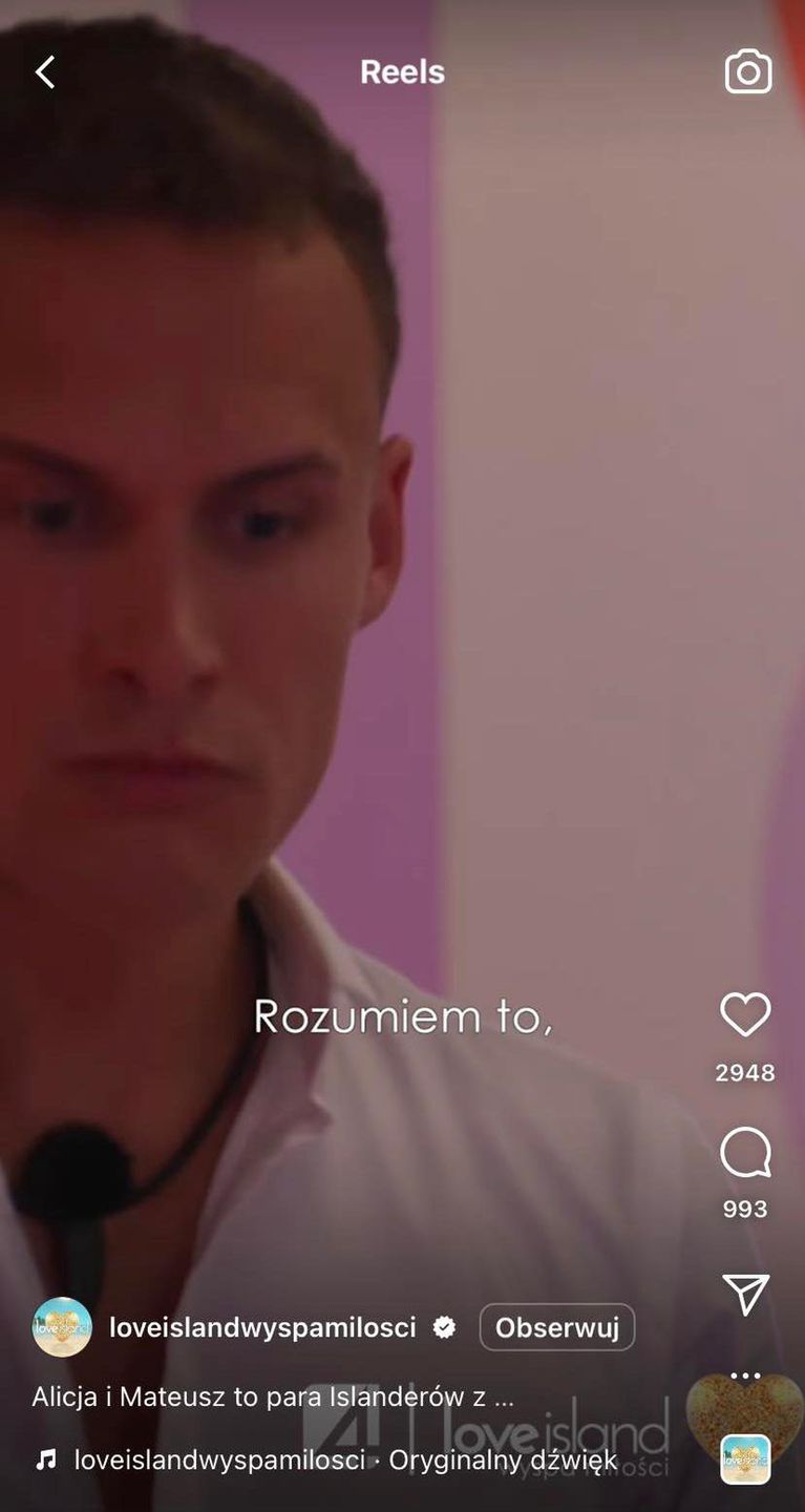 Awantura w "Love Island"