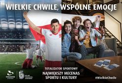 WIELKIE CHWILE, WSPÓLNE EMOCJE. Druga odsłona kampanii Totalizatora Sportowego