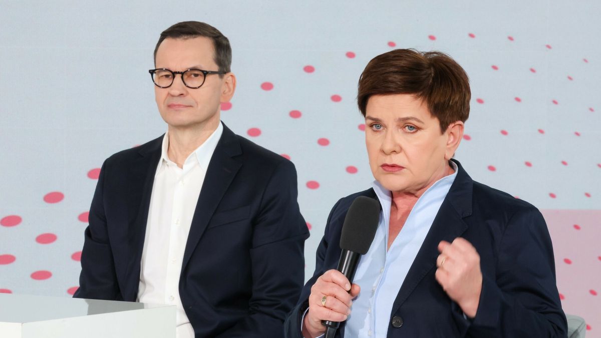 Beata Szydło i Mateusz Morawiecki