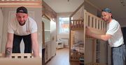 Maciej Pela urządził w nowym mieszkaniu POKÓJ CÓREK: "Chciałem stworzyć przestrzeń podobną do tej, w której już funkcjonowały" (FOTO)