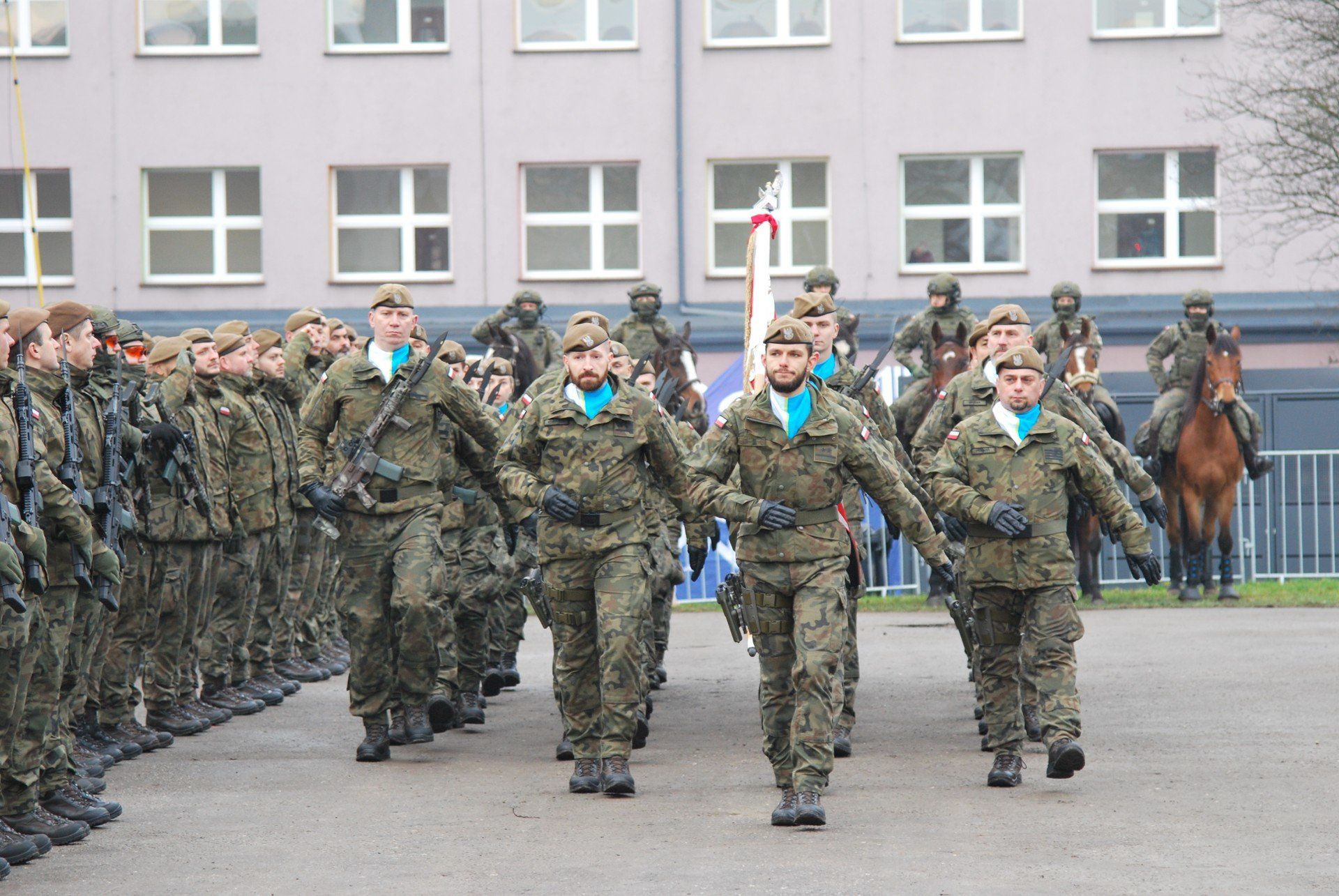 W sobotę 5 grudnia w Myszkowie koło Dąbrowy Górniczej odbyła się uroczysta przysięga nowych żołnierzy 13. Śląskiej Brygady Obrony Terytorialnej