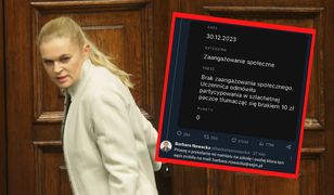 Nie miała 10 zł, dostała uwagę. Minister poprosiła o adres
